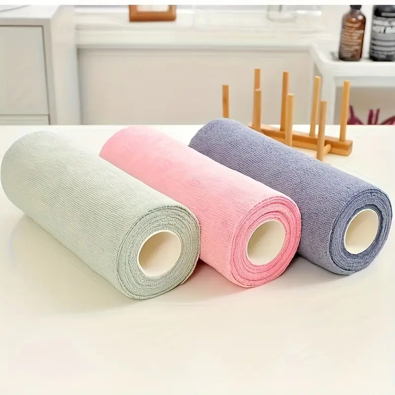 Microfiber Cleaning Cloth Roll | 🔥FLAT 50% SAVING🔥