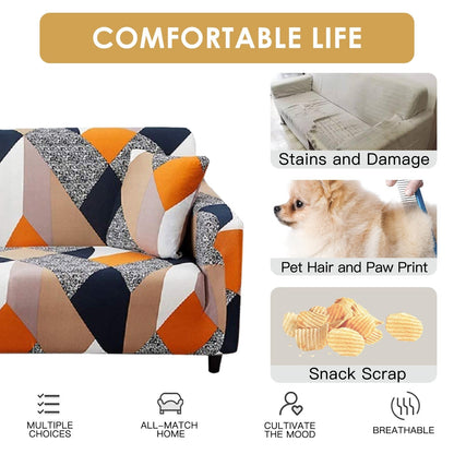 Elastic Fitted Sofa Covers - (3+1+1) Seater Sofa |🔥FLAT 50% SAVINGS🔥